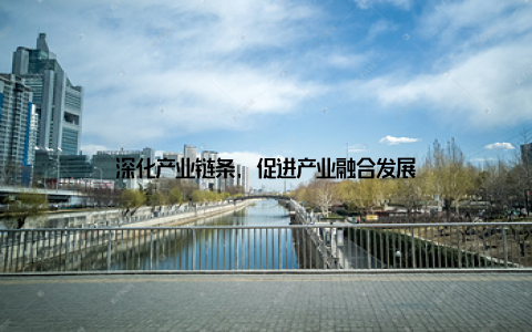 深化产业链条, 促进产业融合发展