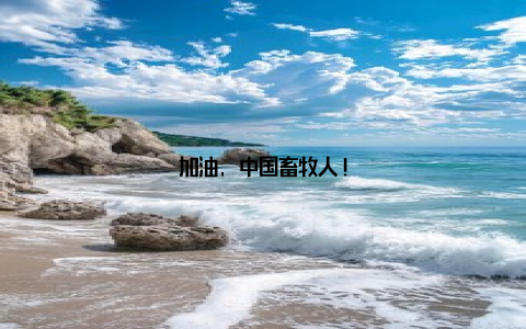 加油, 中国畜牧人!