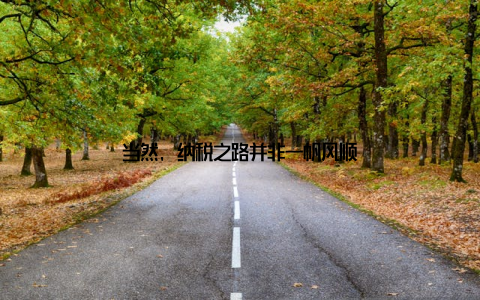 当然, 纳税之路并非一帆风顺