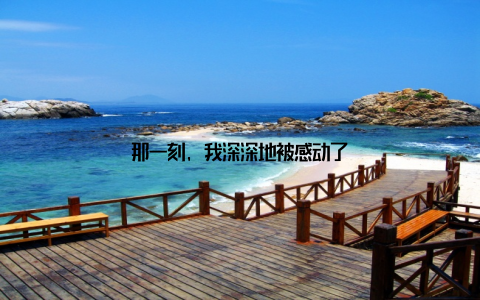 那一刻, 我深深地被感动了