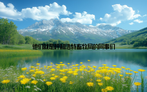 他们就是呼和浩特畜牧局的同事们