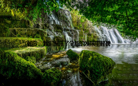 如今, 我们迎来了全新的发展里程碑